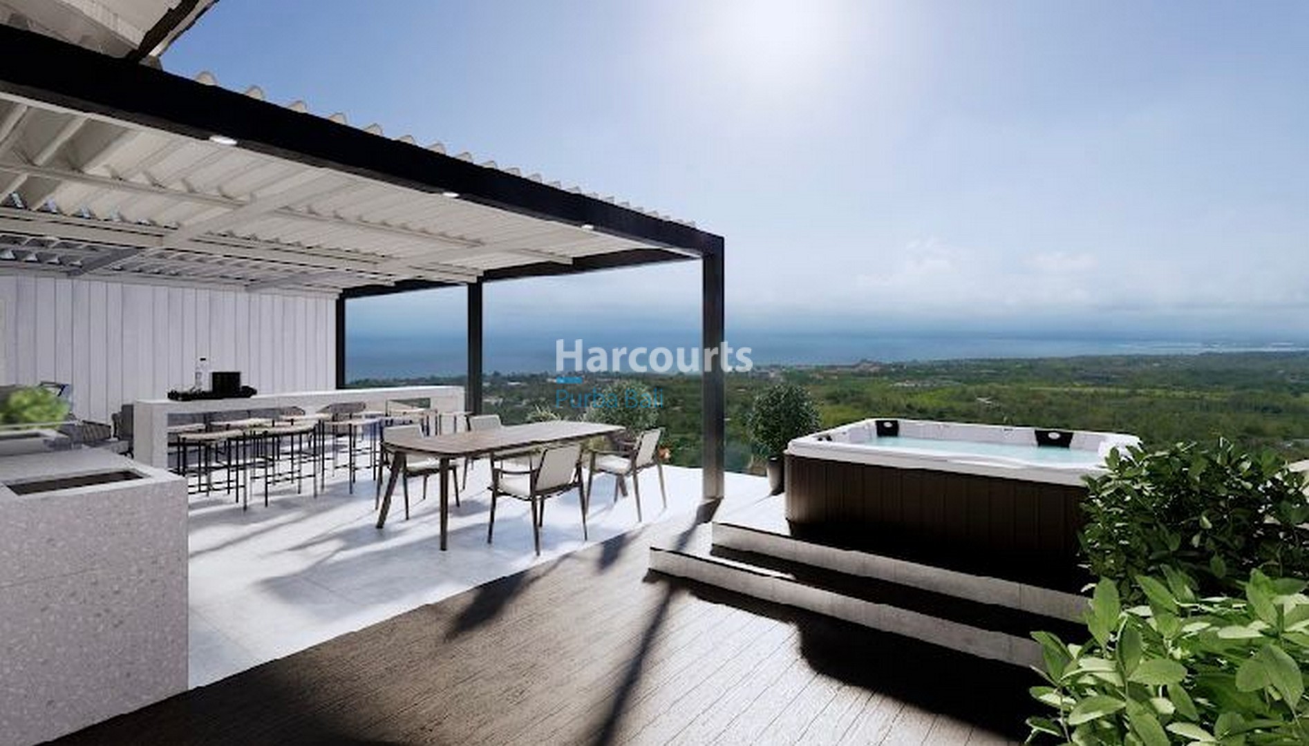 Stunning Villa With Outstanding Views, and Roof BBQ & Spa