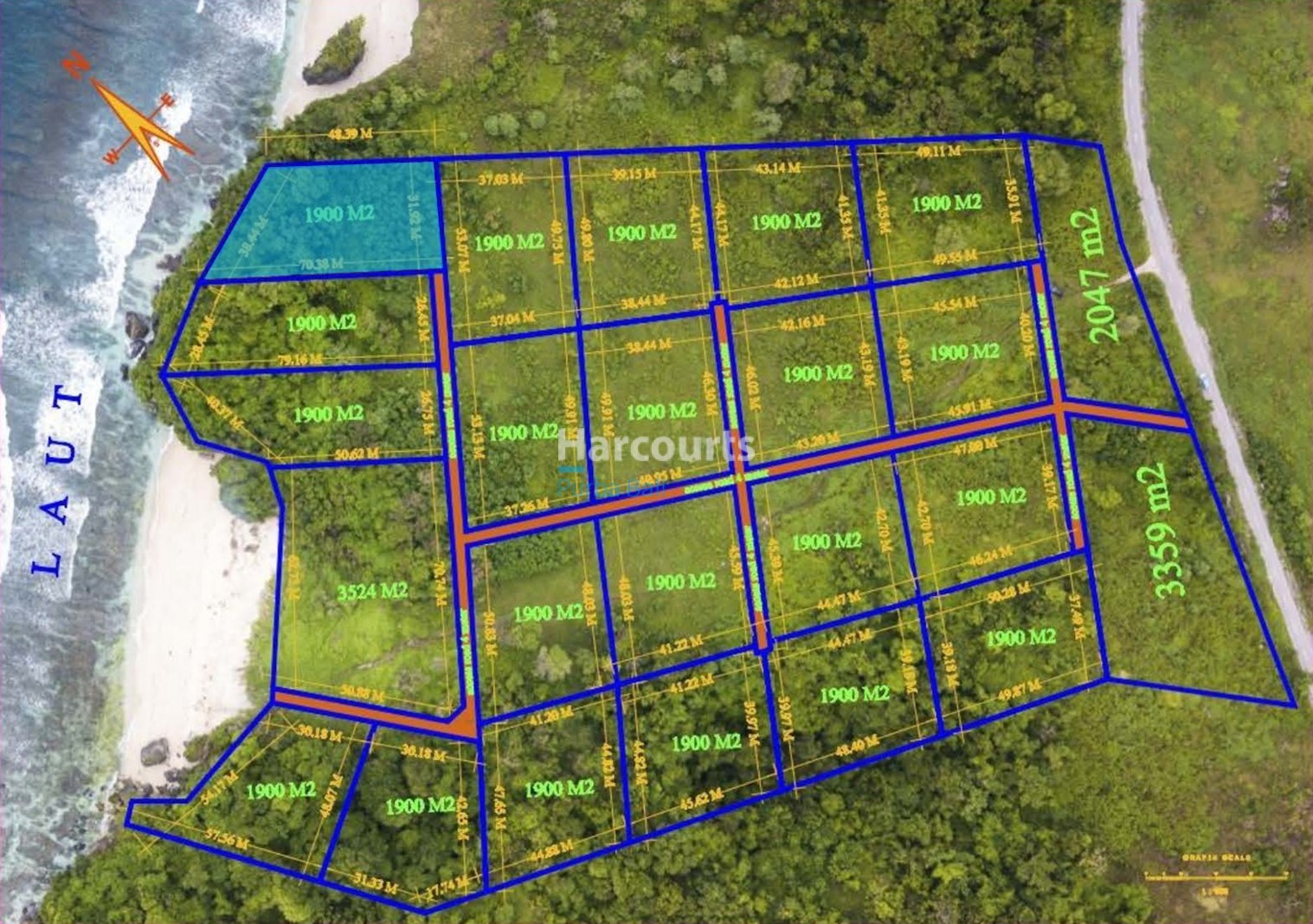 West Sumba Cliff Land Plots