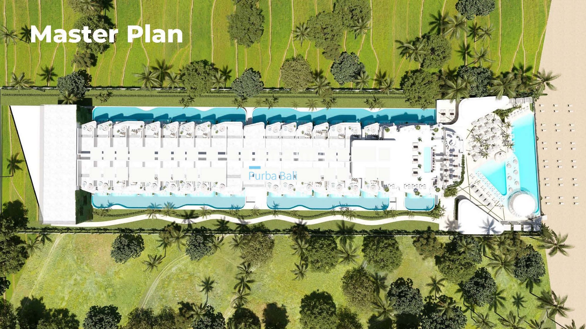Floorplan Sanur Beach Apartment for Rent Bali