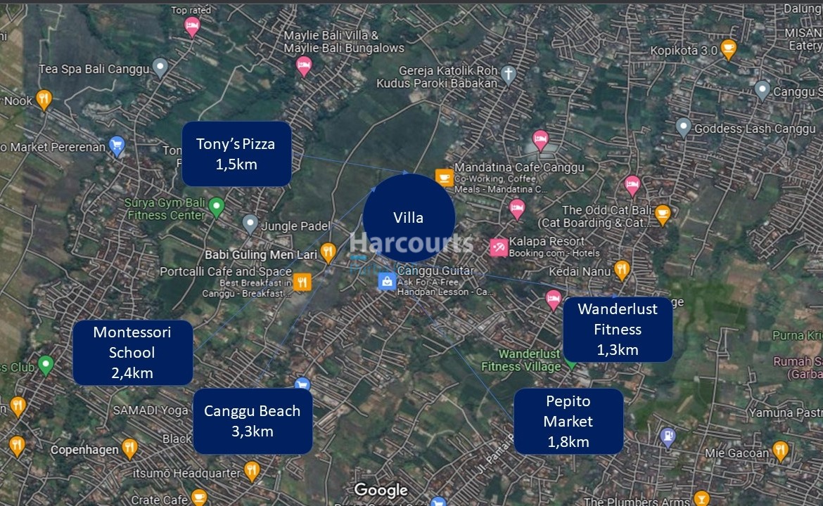 Location Map Babakan Canggu