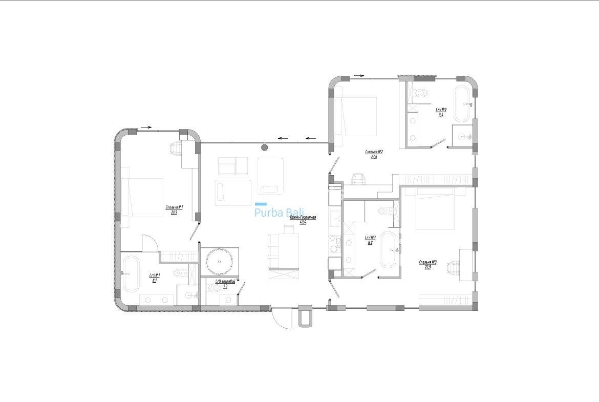 Floor Plan 3 BR