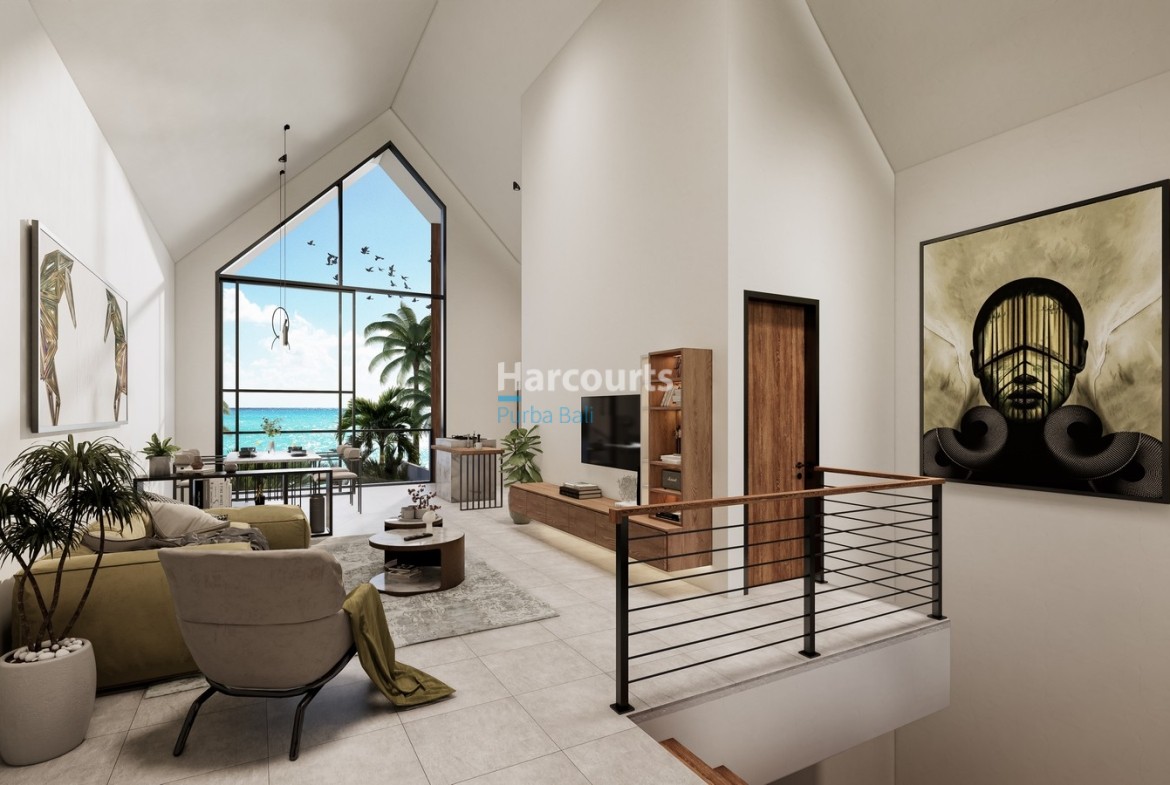 Loft - Living Room - Nusa Dua Villa, Ocean Views - Remarkable Turnkey Development Project - Bali