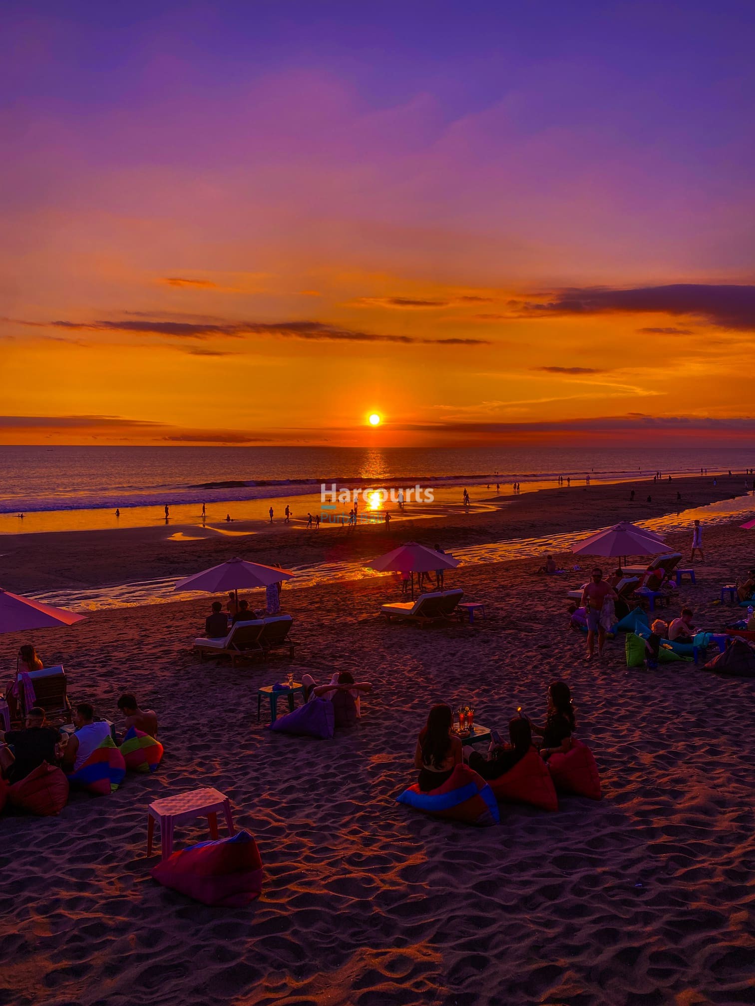 sunset at pererenan beach