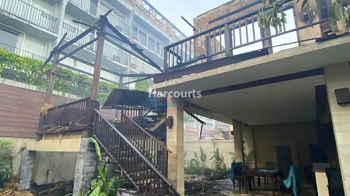 Villa in Bali fire accident MAG insurance Harcourts Purba bali