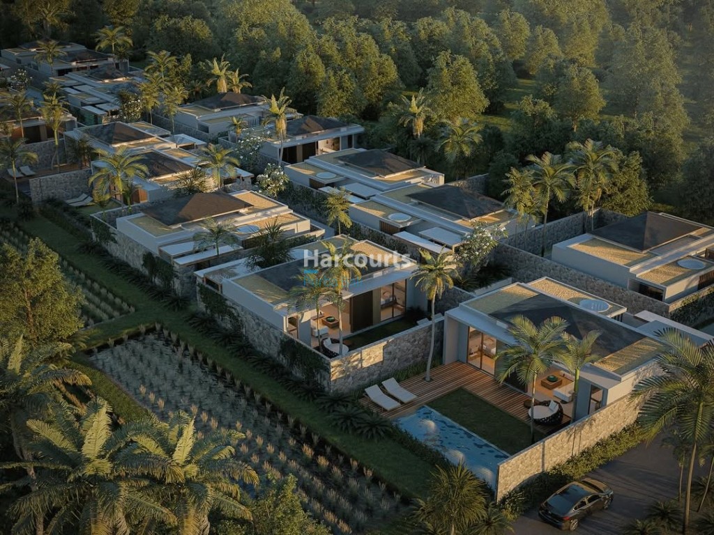 Villa Master Plan In Bali Payangan Located In The Middle Of Rice Fields And Tropical Forests