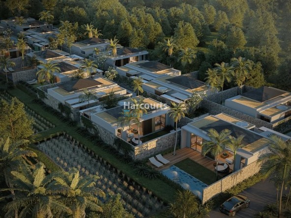 Villa Master Plan In Bali Payangan Located In The Middle Of Rice Fields And Tropical Forests