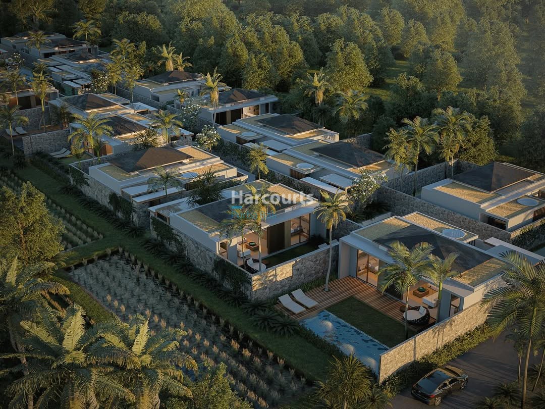 Villa Master Plan In Bali Payangan Located In The Middle Of Rice Fields And Tropical Forests