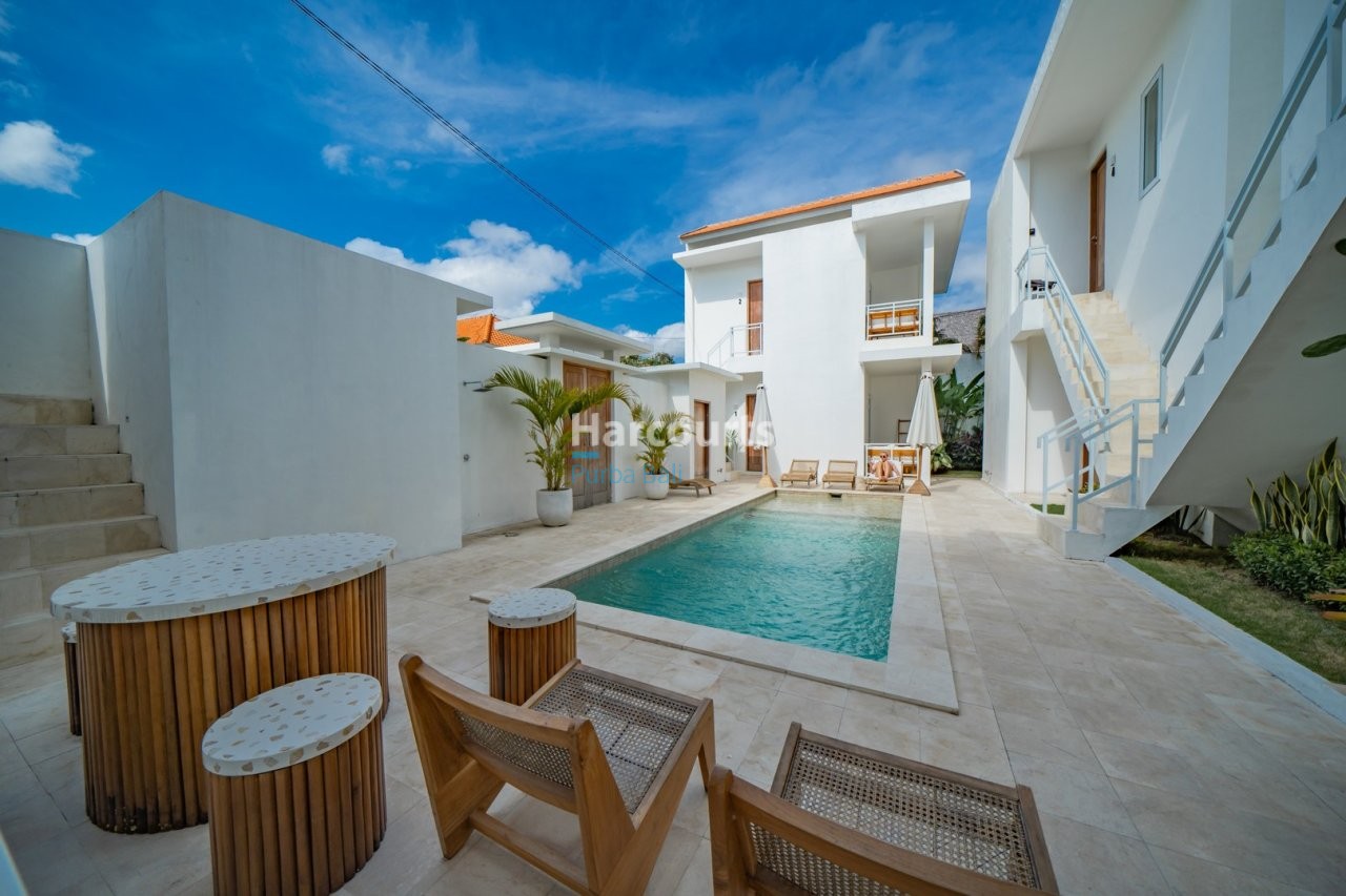 Canggu Apartment Rental Pool View Modern Minimalist