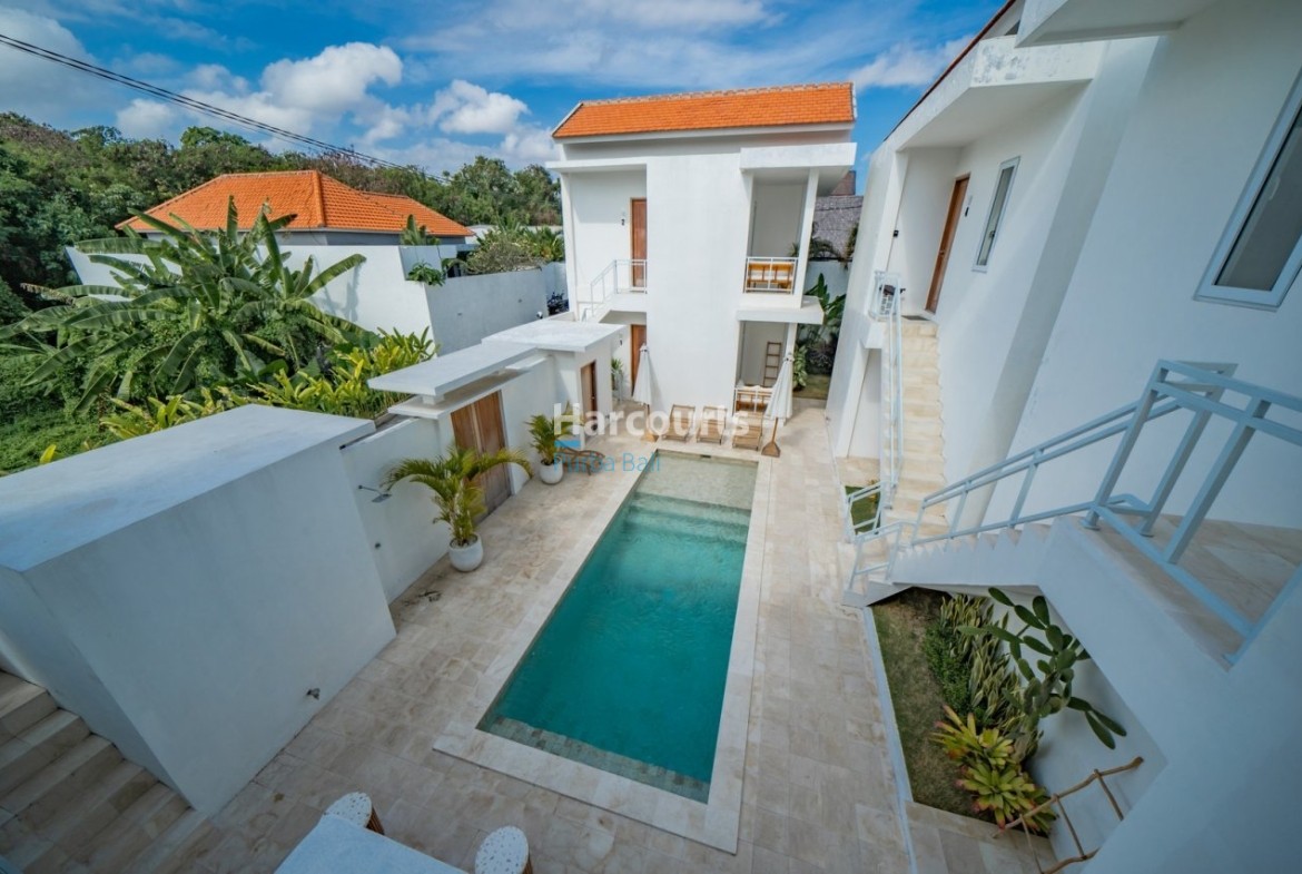 Canggu Kayu Tulang Apartment Aerial View Pool