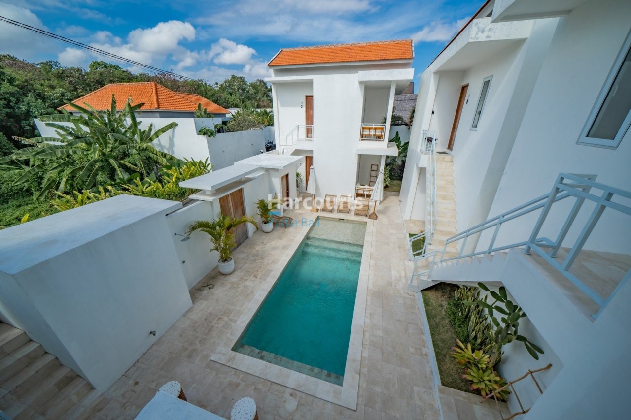 Canggu Kayu Tulang Apartment Aerial View Pool