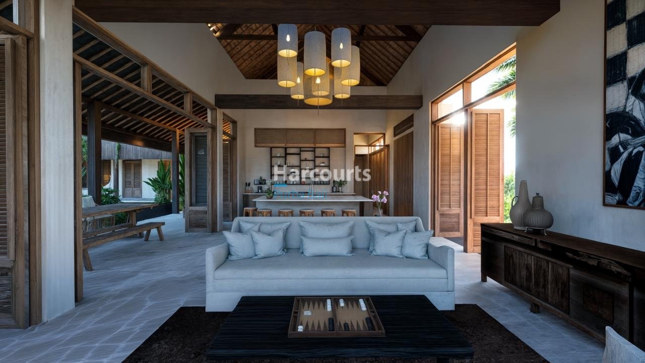 Kaba Kaba Villa Open Plan Living Area Wooden Beams