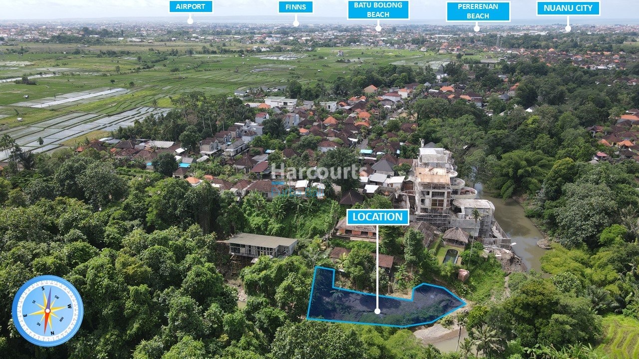 Cepaka Riverfront Land Offered Tropical Modern