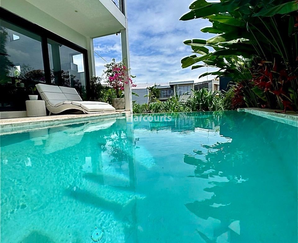 Modern Sanctuary Panoramic Rice Swimming Pool