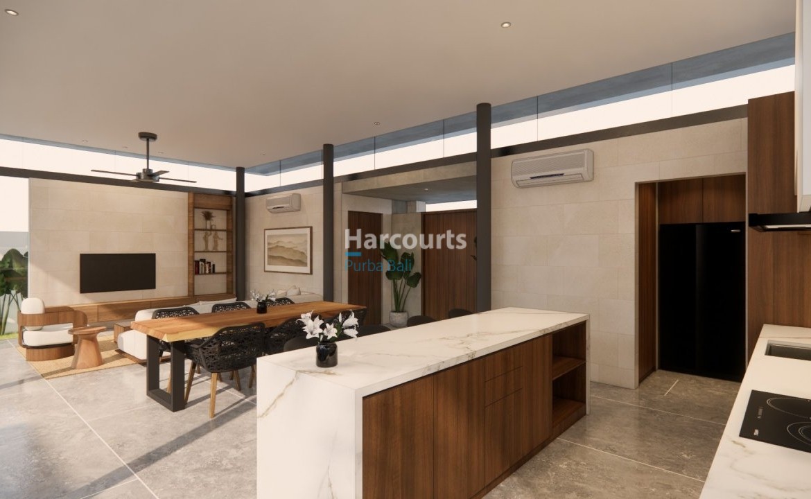 This Two Bedroom Villa Forms Tropical Modern