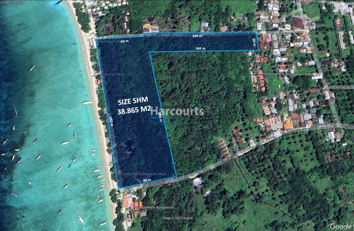 Rare Beachfront Offering Gili Real Estate Lombok