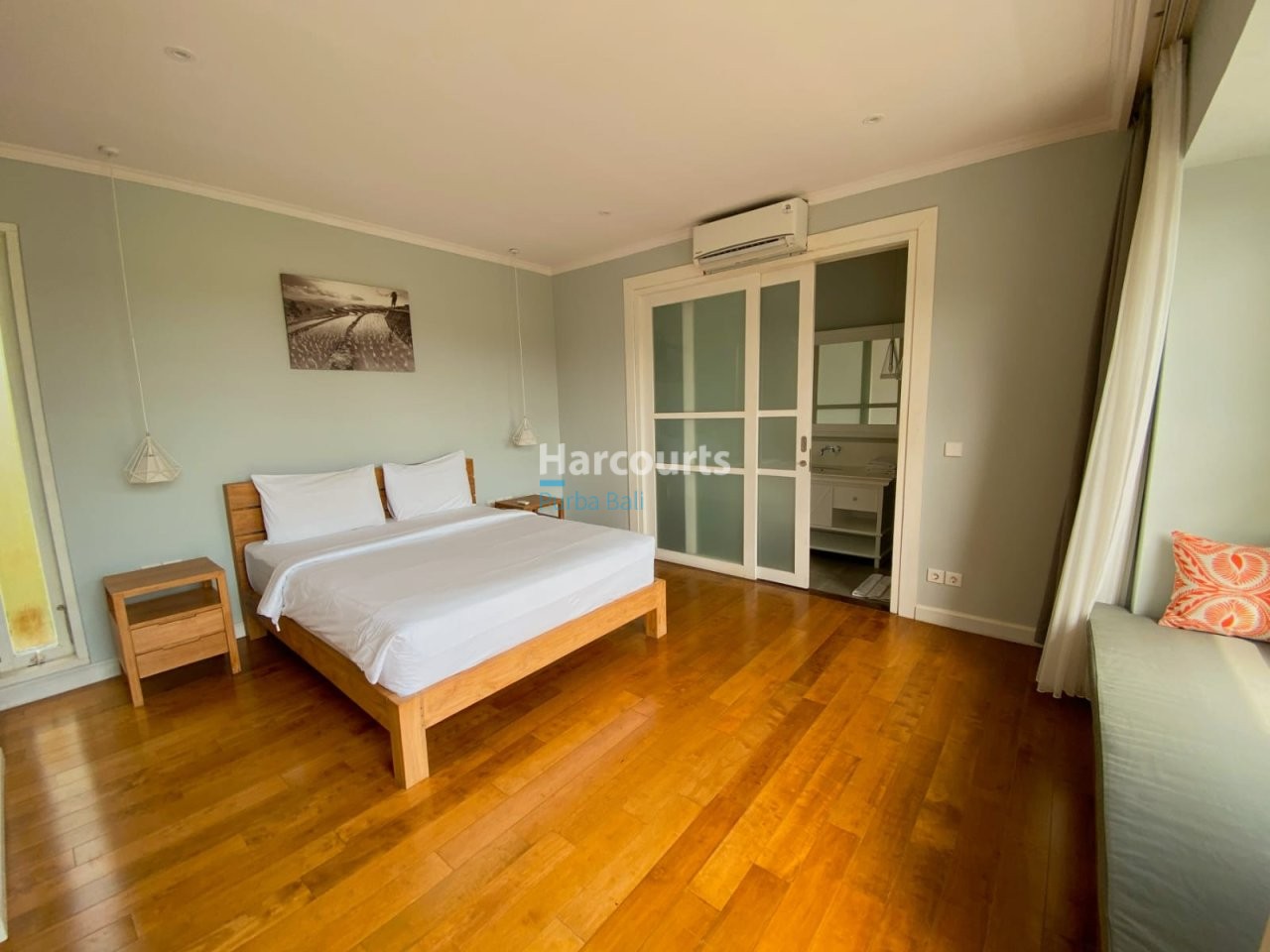 Combining Contemporary Tropical Living Ricefield View