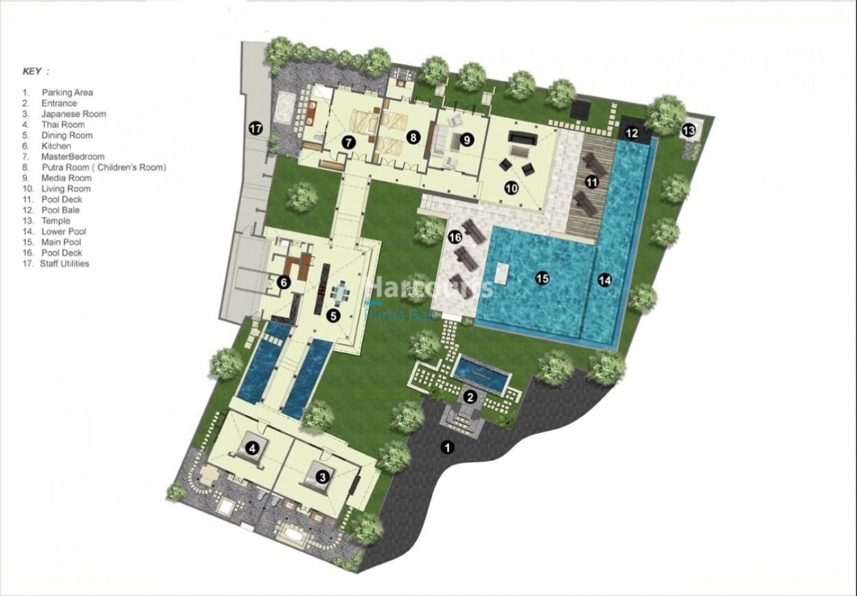 Spacious Luxury Villa Layout
