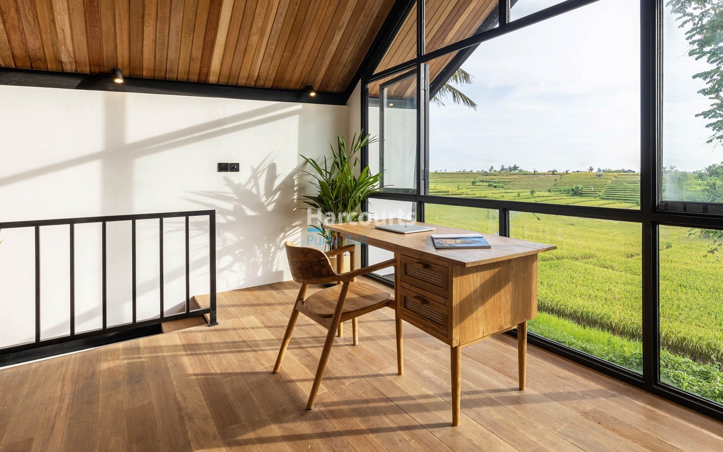 Perfect Work from Home Villa in Tabanan Bali with rice field views