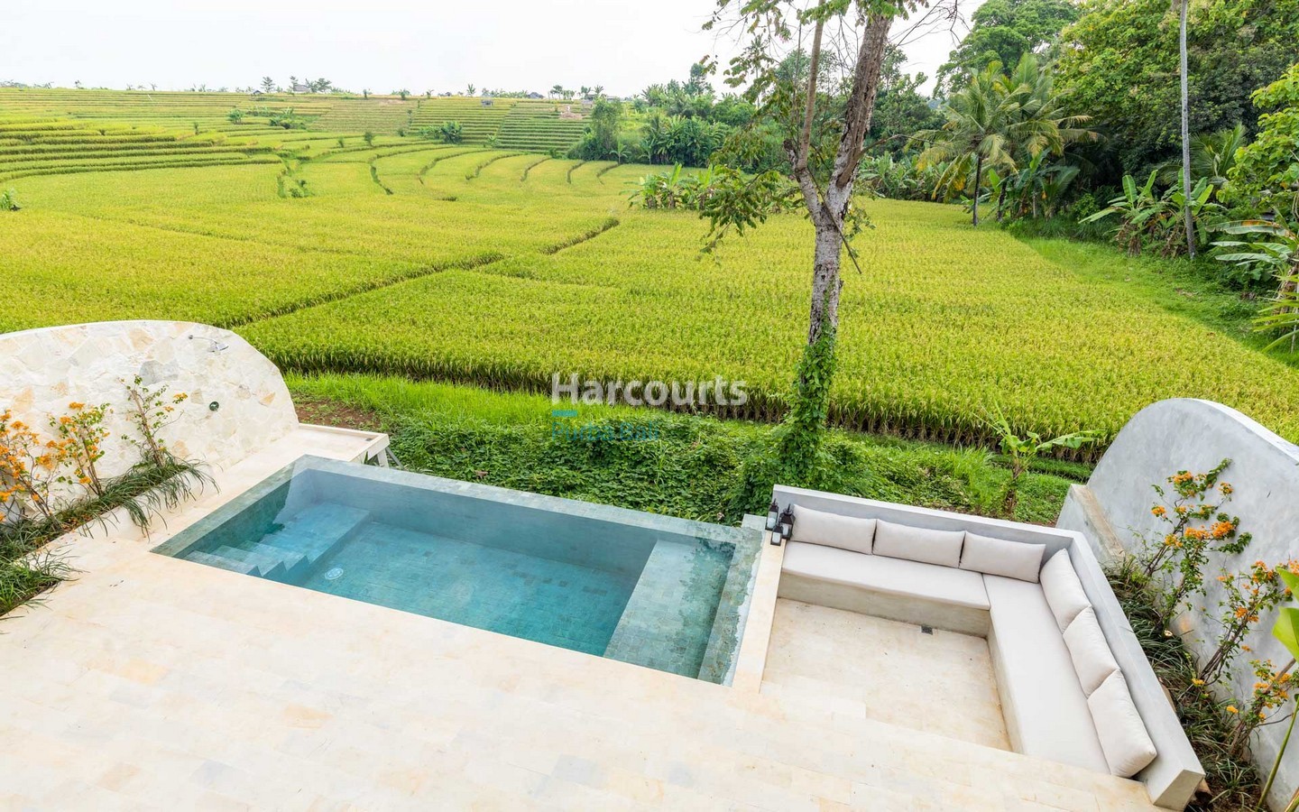 Perfect Work from Home Villa in Tabanan Bali with rice field views