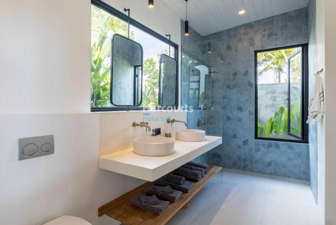 Perfect Work from Home Villa in Tabanan Bali with rice field views