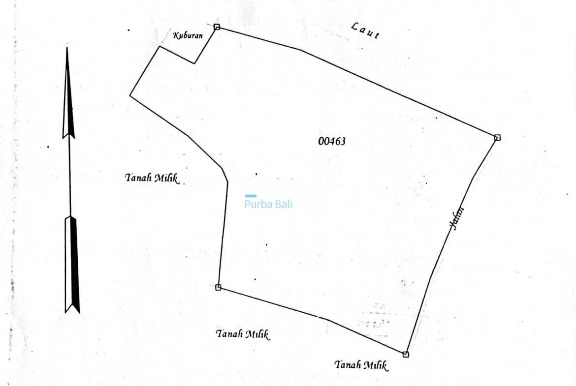 Layout Karangasem Amed Bali Land for sale Freehold