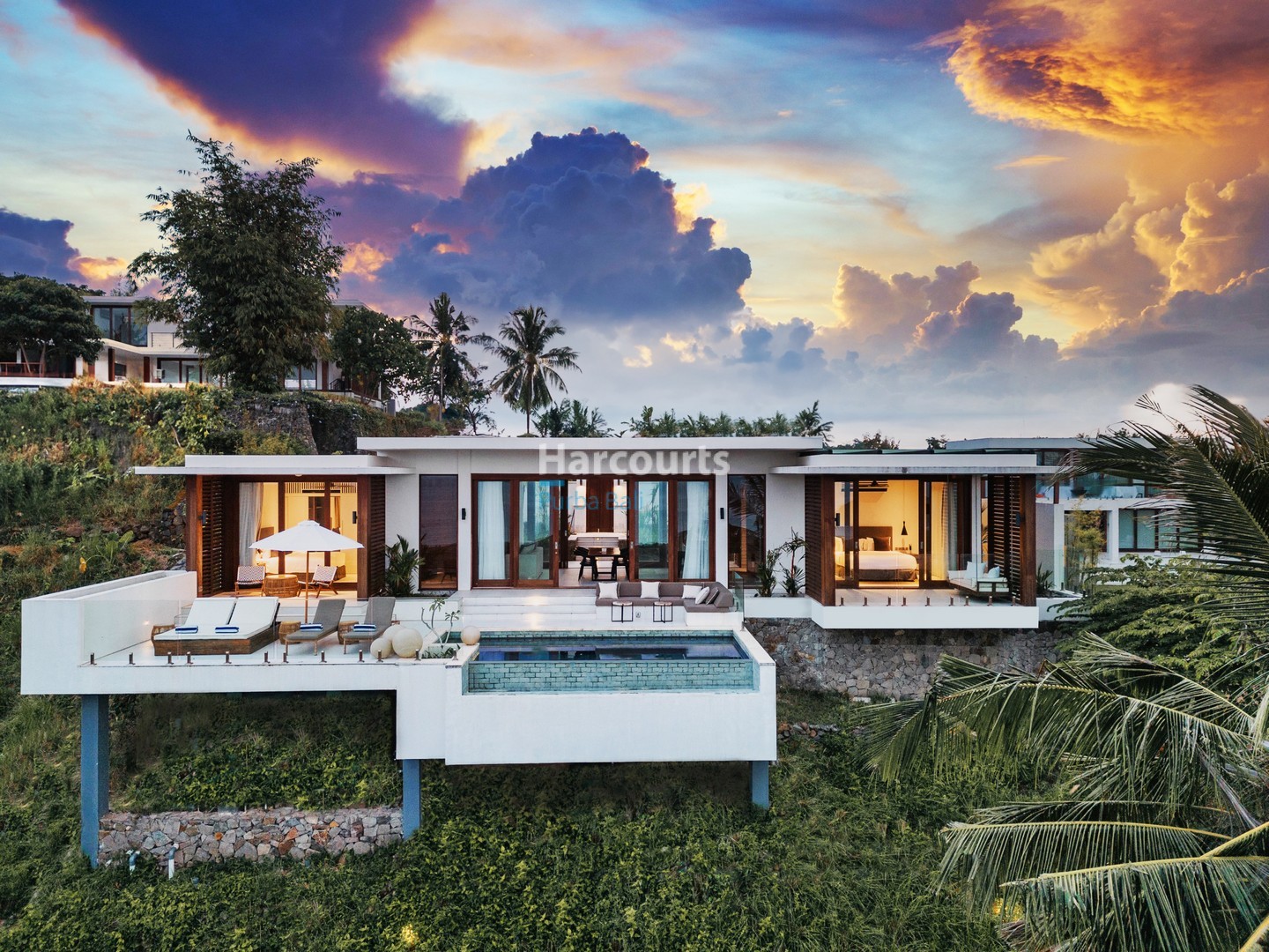 Luxury Lombok 2 Bedroom Villa, Hillside Ocean View