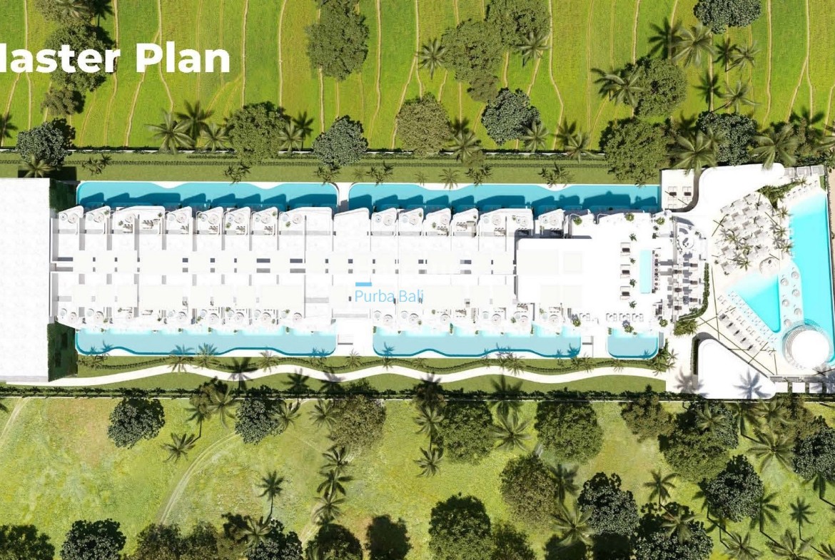 Floorplan Sanur Beach Apartment for Rent Bali