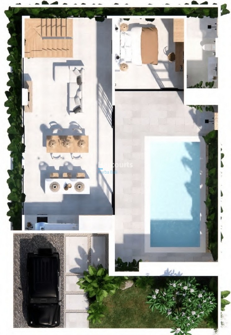 Floorplan Resort Style Luxury Villas in Bingin Bali