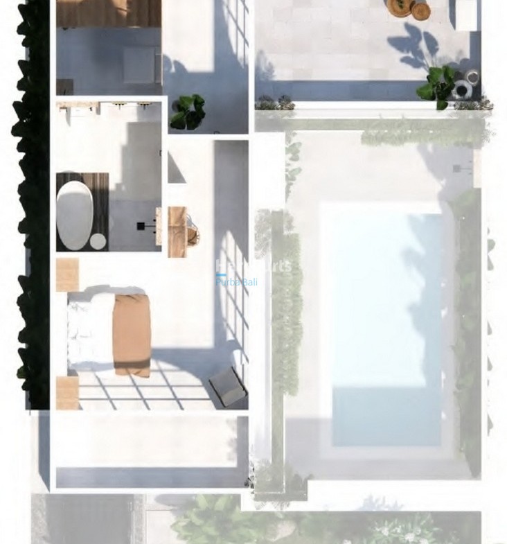 Floorplan Resort Style Luxury Villas in Bingin Bali