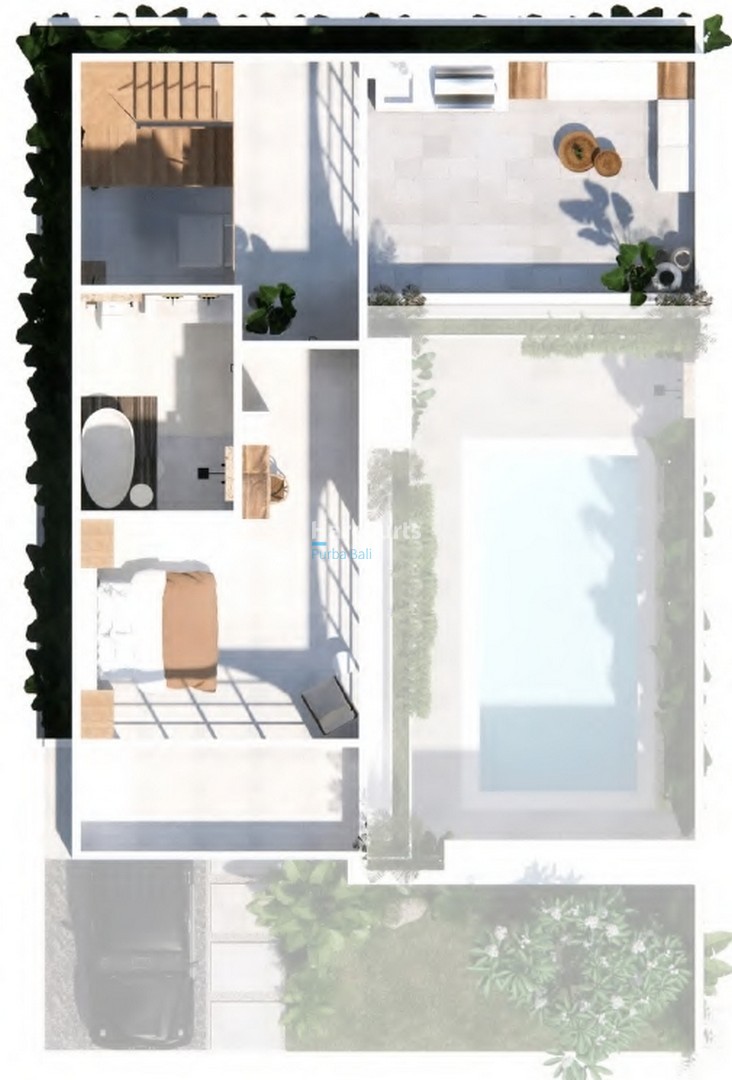 Floorplan Resort Style Luxury Villas in Bingin Bali