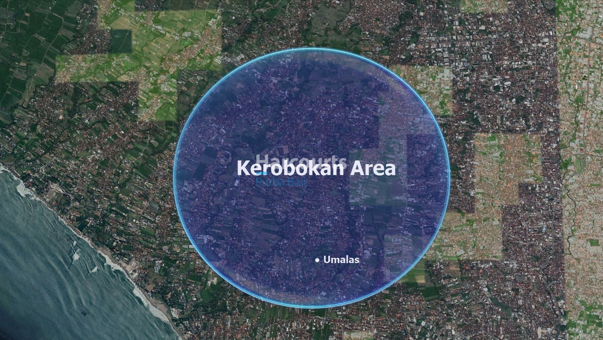 Kerobokan Umalas Bali Villa Location