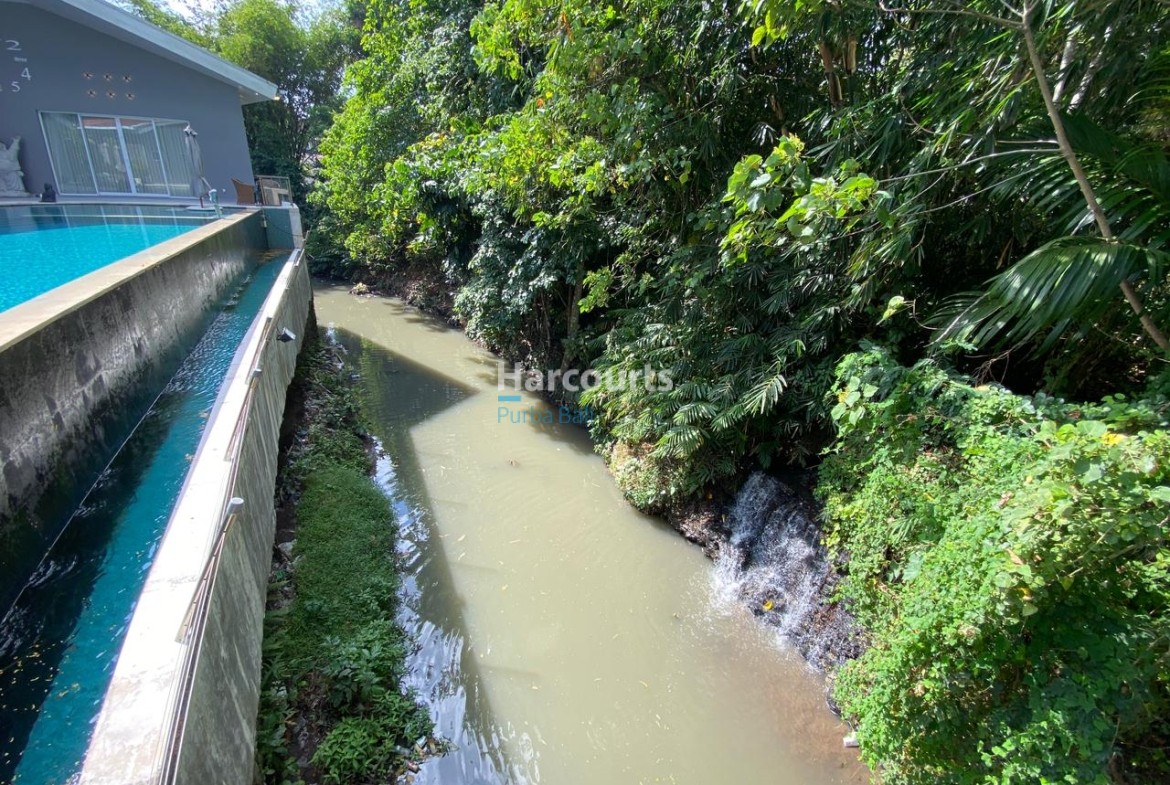 New Riverside Villa for Lease in Umalas Bali
