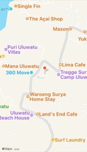 Uluwatu Villa Map