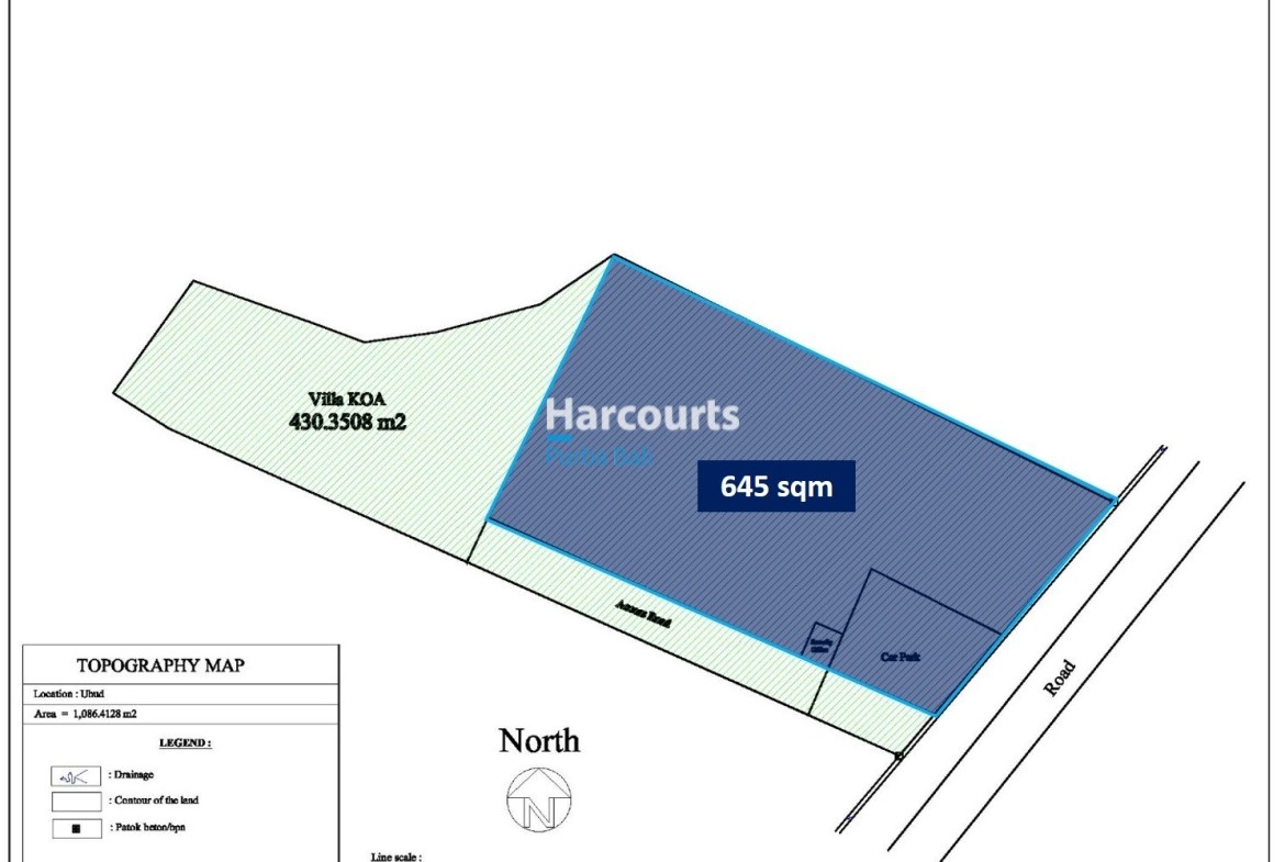 645 Sqm Site Plan