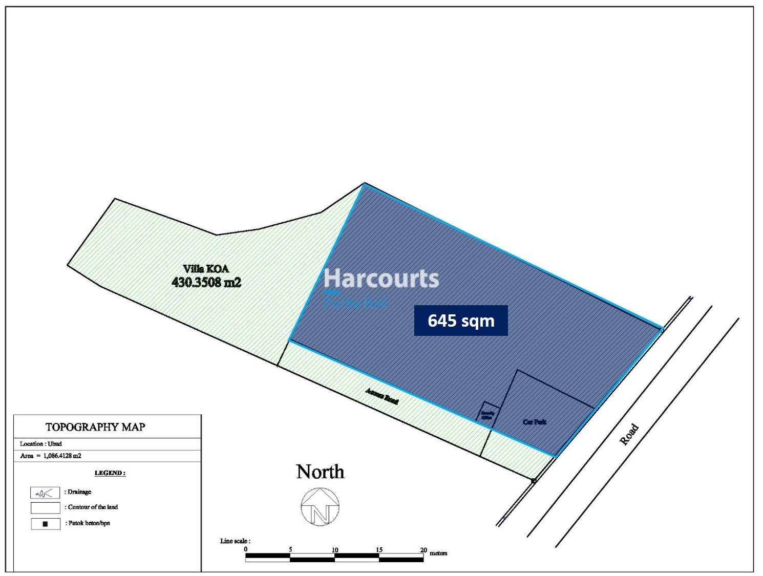 645 Sqm Site Plan