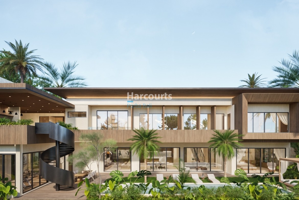 Modern Tropical Villa Pool Patio View 02