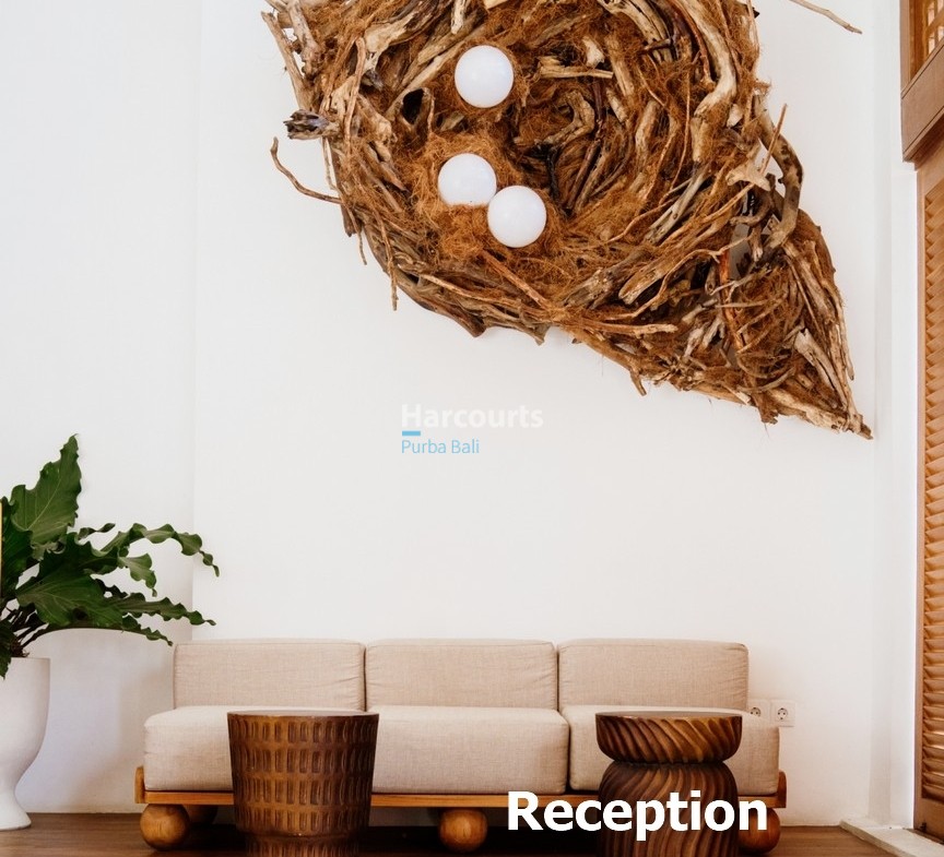 Bingin Reception Nest Wall Art Wooden Stools