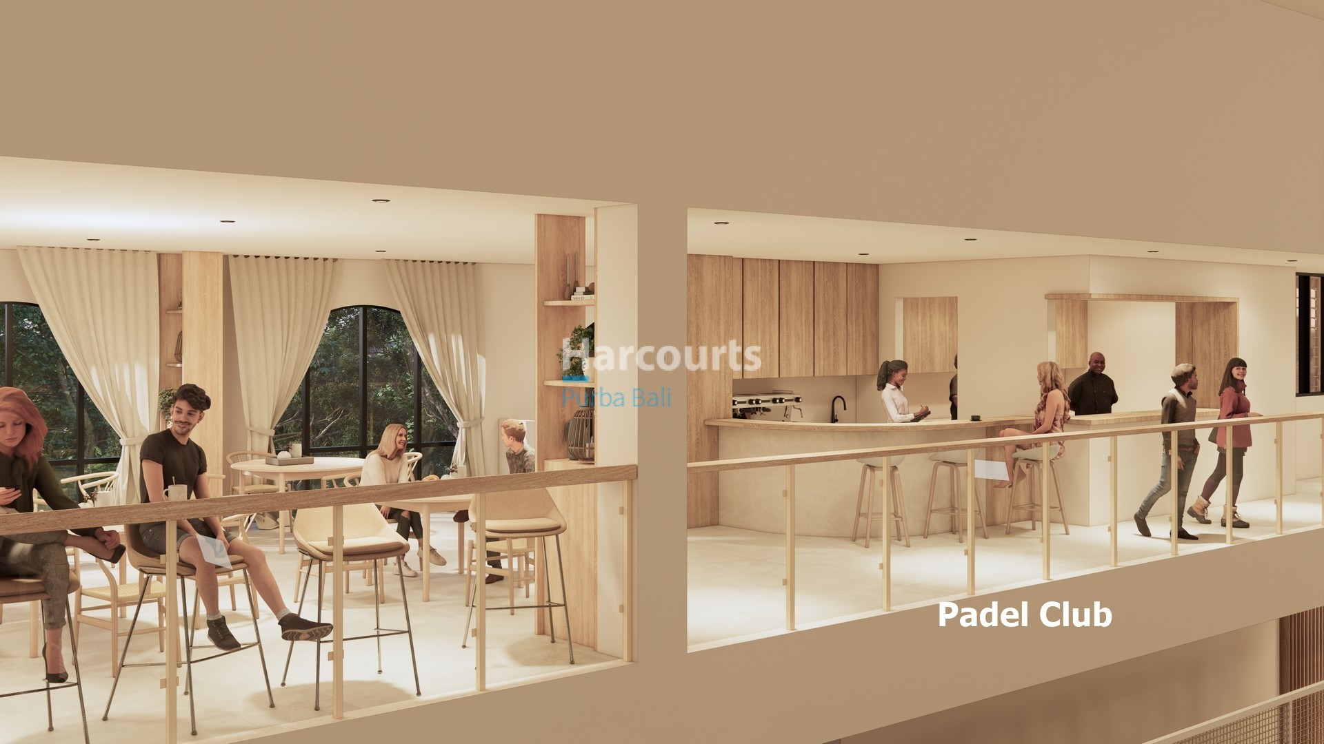 Pfn2p Interior Cafe Kitchen Open Bar 1st Floor