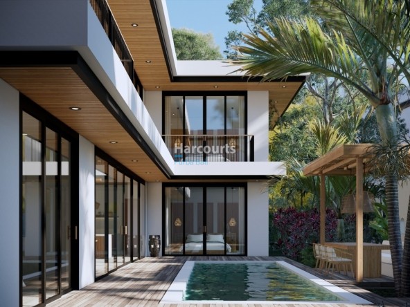 Bingin Bali Villa 5 Bedroom Pool Palm Trees