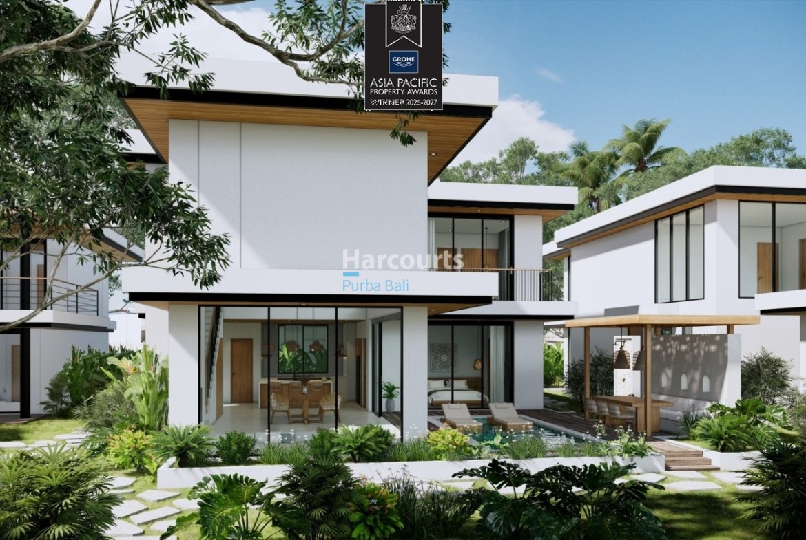 Bingin Bali Villa Courtyard Pool Modern Tropical