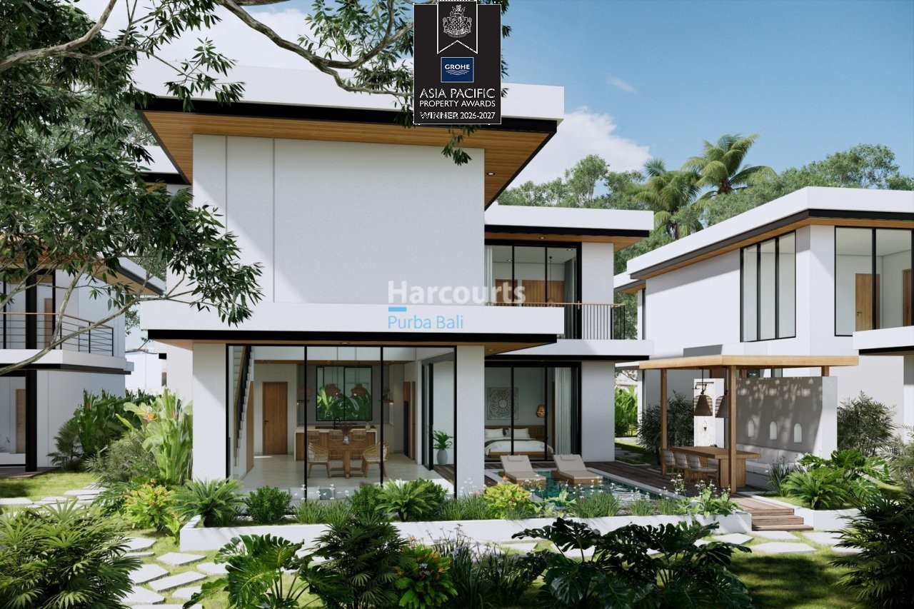 Bingin Bali Villa Courtyard Pool Modern Tropical