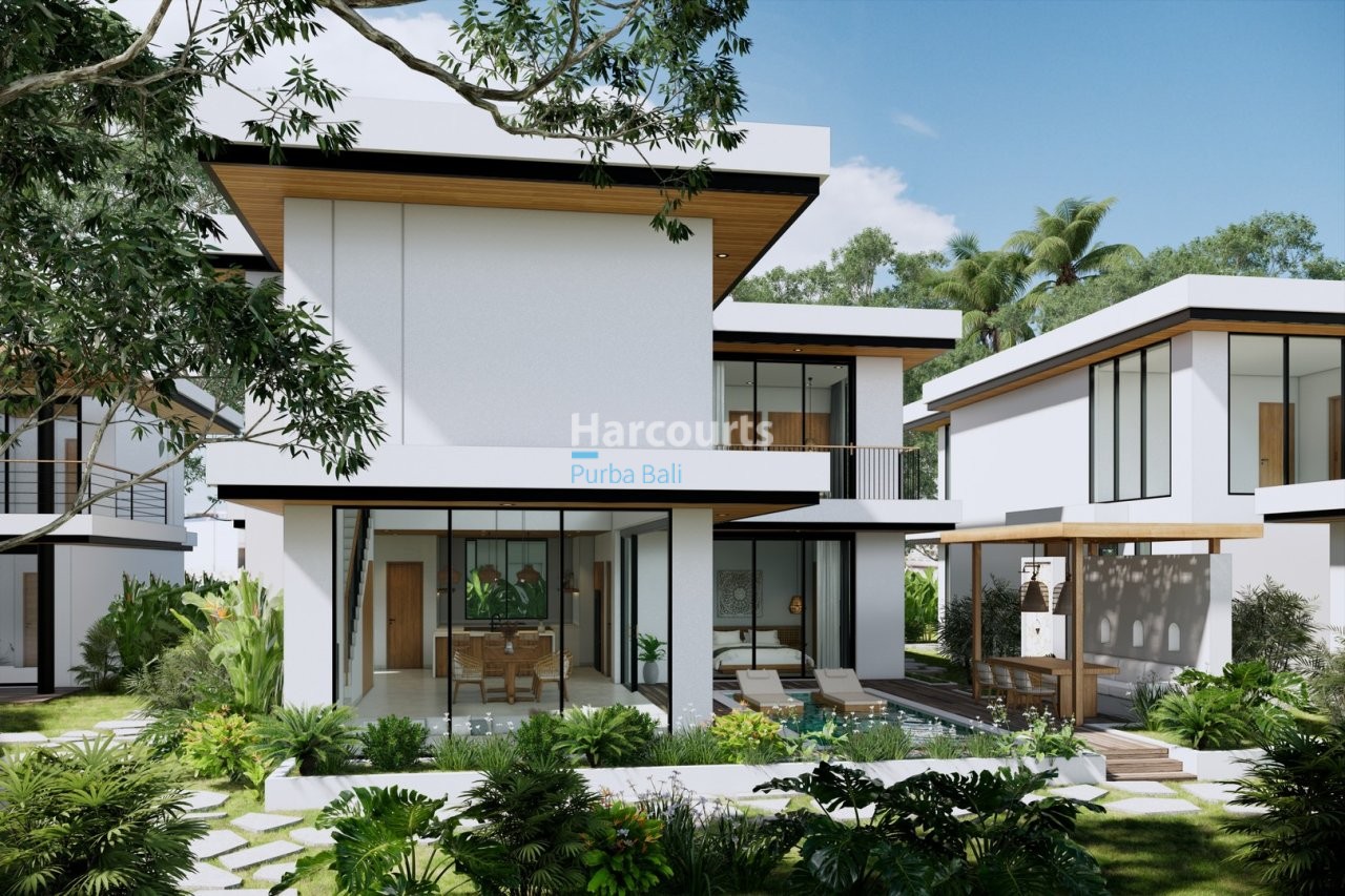 Bingin Bali Villa Courtyard Pool Modern Tropical