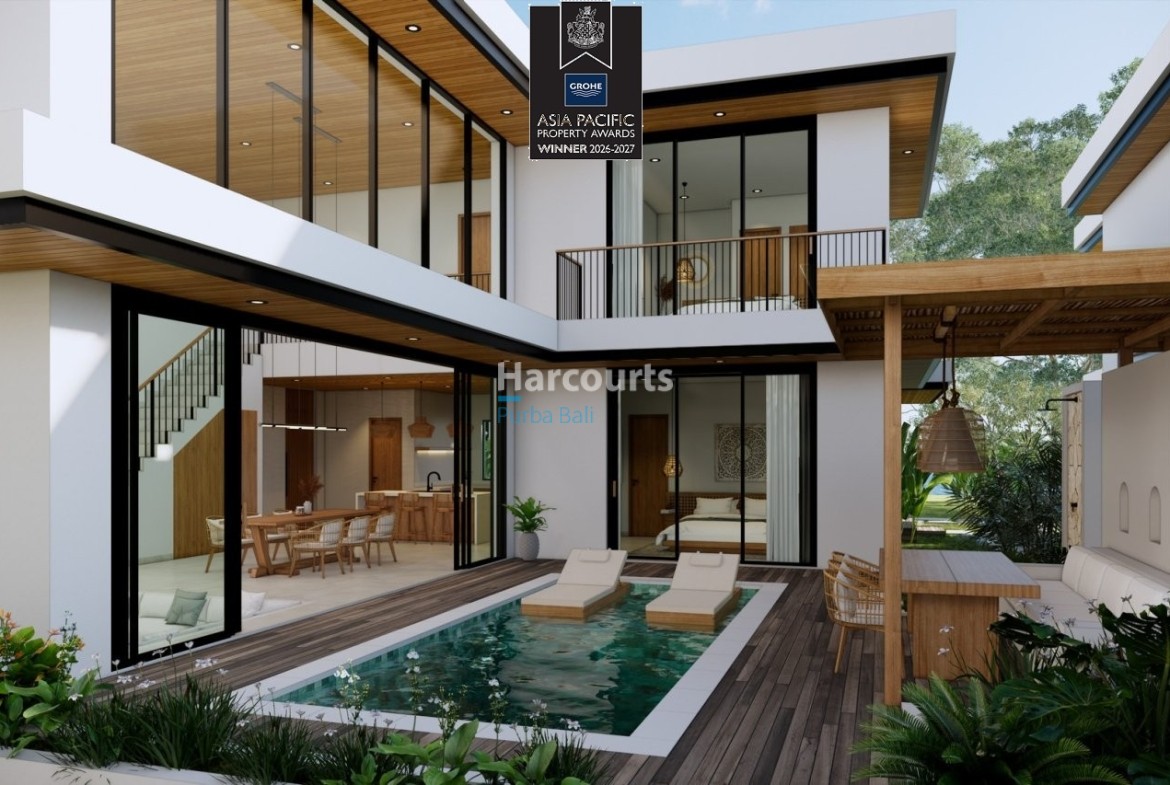 Bingin Bali Villa Courtyard Pool Wooden Decking