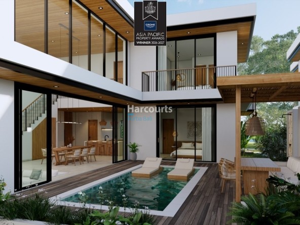 Bingin Bali Villa Courtyard Pool Wooden Decking