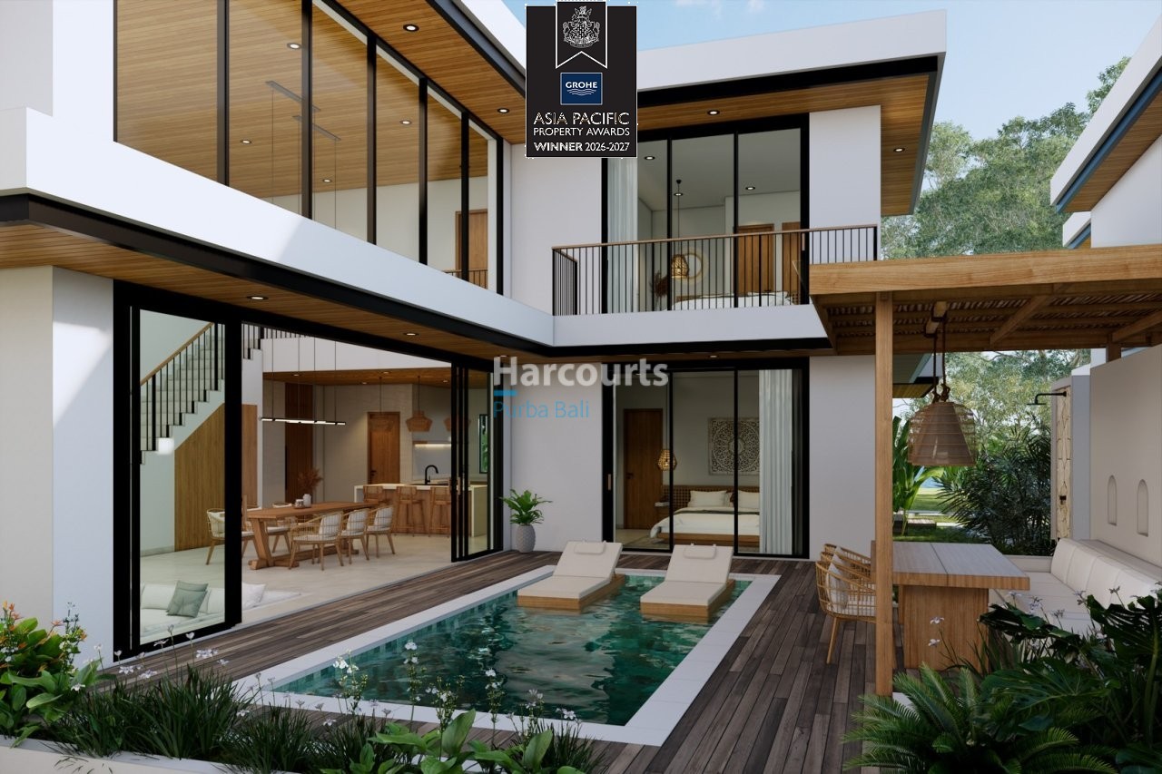 Bingin Bali Villa Courtyard Pool Wooden Decking