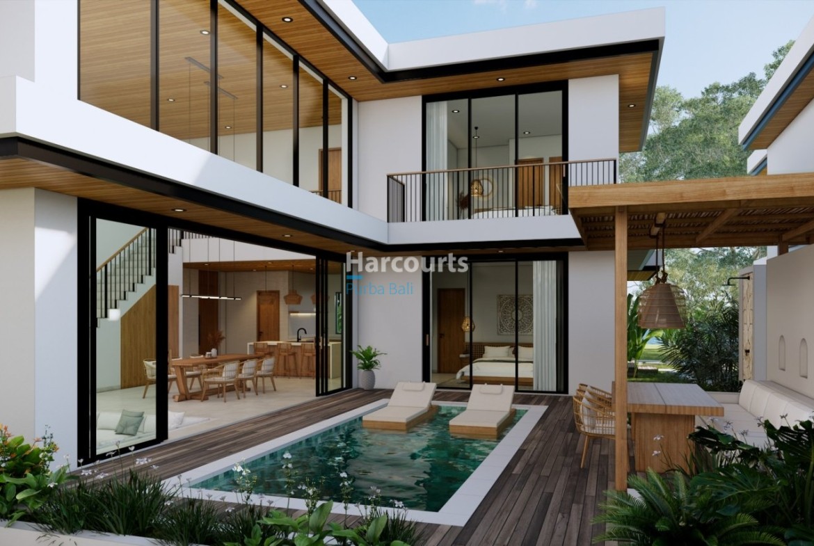 Bingin Bali Villa Courtyard Pool Wooden Decking