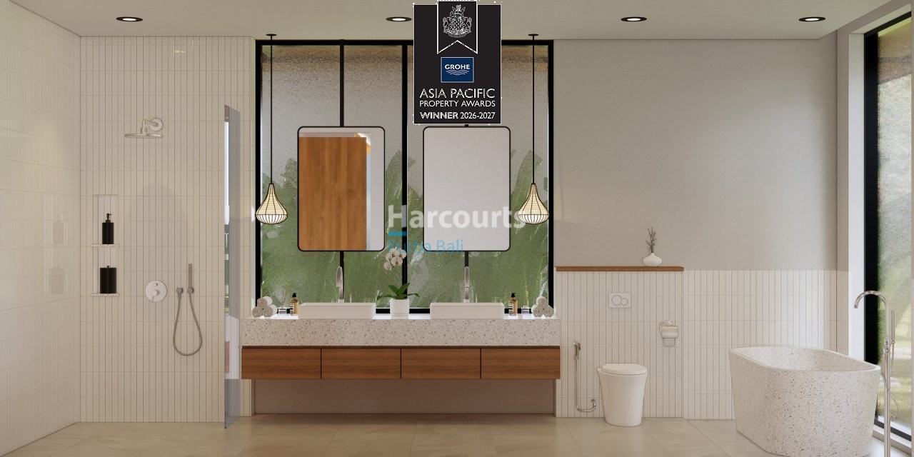 Bingin Bali Villa Marriott Bathroom Double Vanity