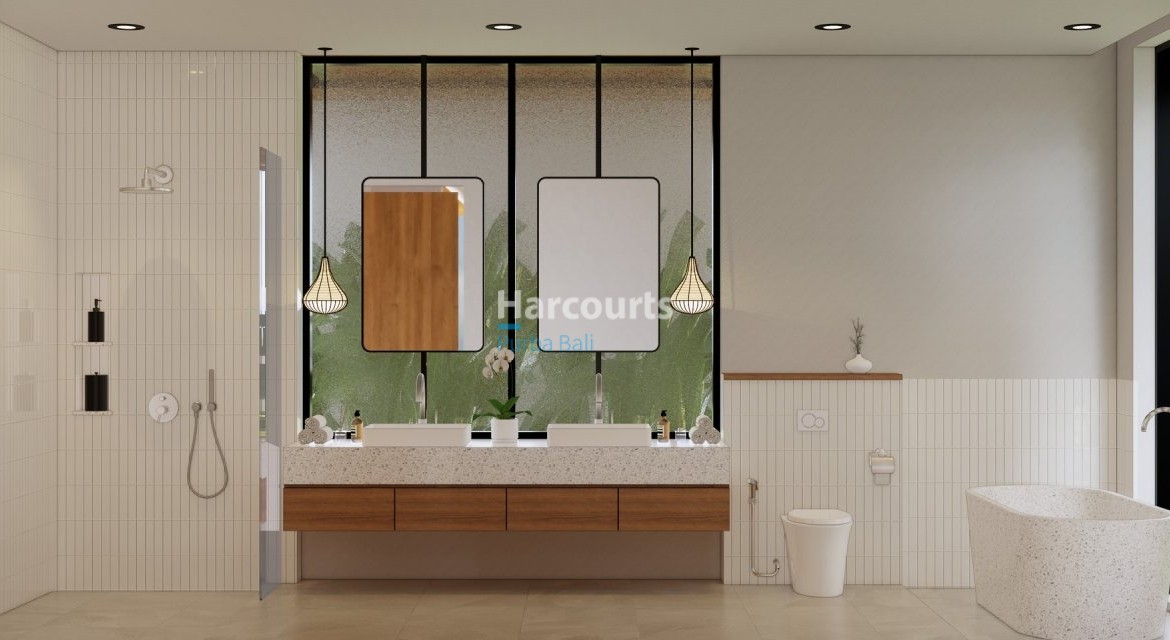 Bingin Bali Villa Marriott Bathroom Double Vanity