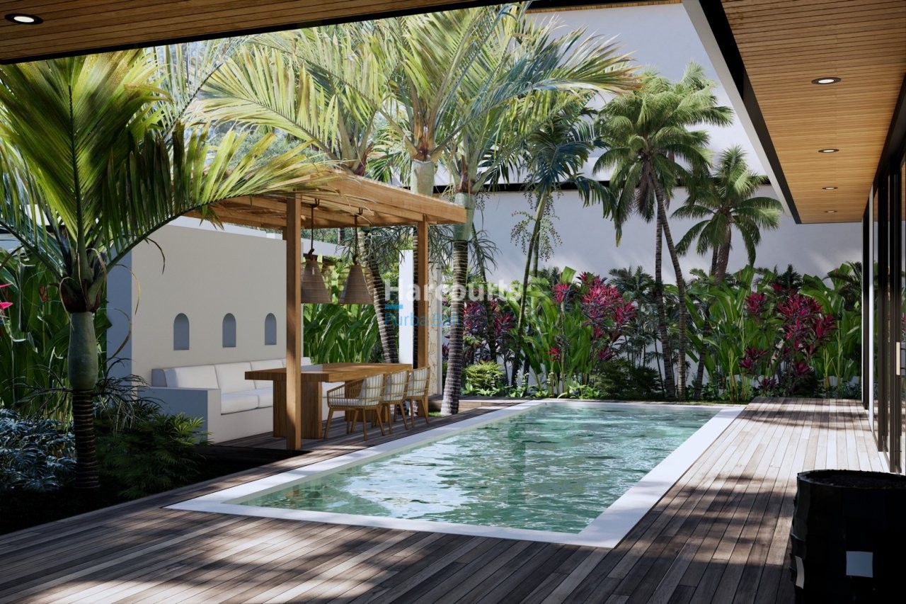 Bingin Bali Villa Poolside Dining Tropical Garden