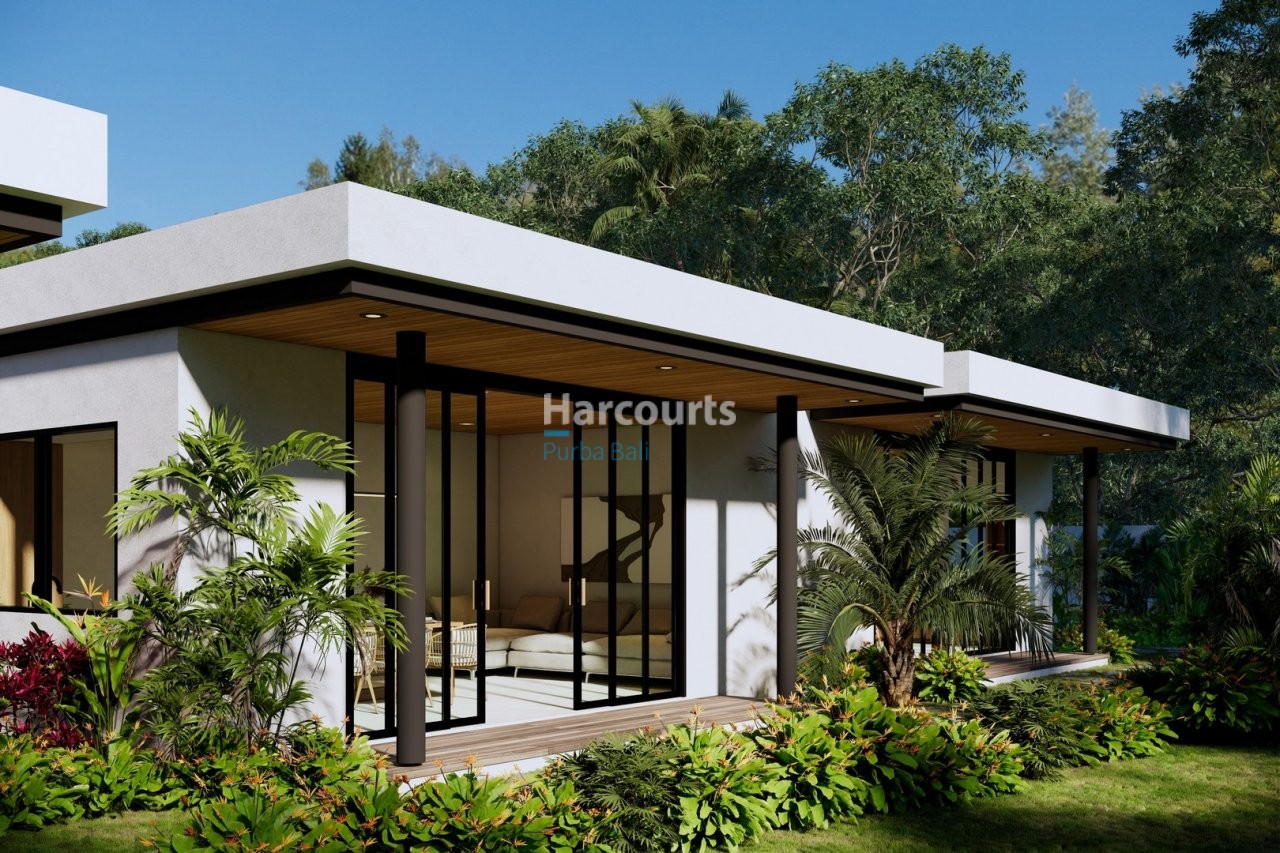 Bingin Villa Leasehold Modern Flat Roof Tropical Garden